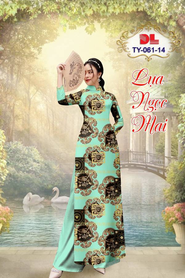 Vải Áo Dài Hoa Văn AD TY061 11